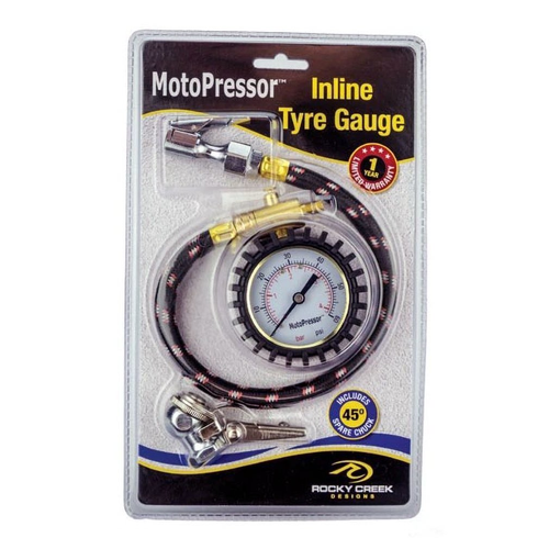 Rocky Creek MotoPressor Inline Tyre Gauge