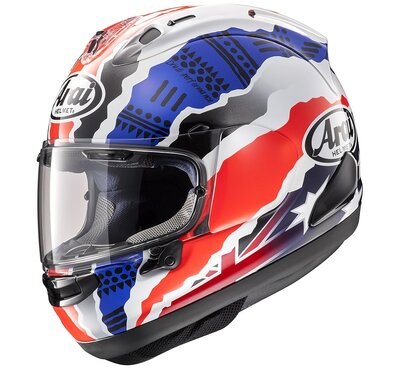 Arai RX-7V EVO Helmet - Graphics-helmets-Motomail - New Zealands Motorcycle Superstore