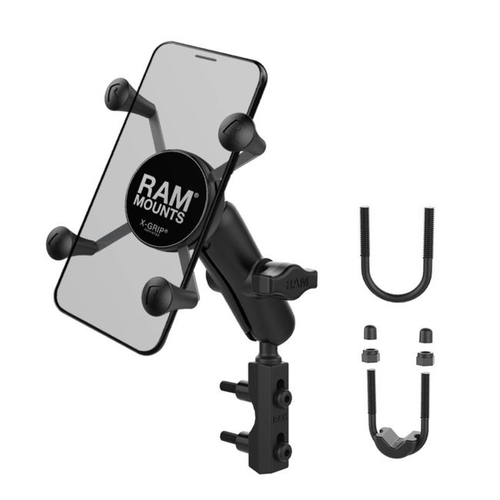 RAM X-GRIP PHONE MOUNT W/ M/C BRAKE/CLUTCH RESERVOIR BASE