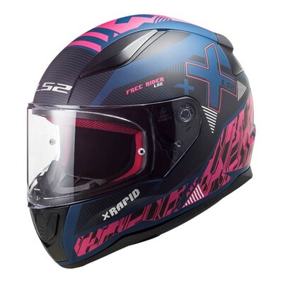 LS2 FF353 Rapid Helmet Graphics-helmets-Motomail - New Zealands Motorcycle Superstore