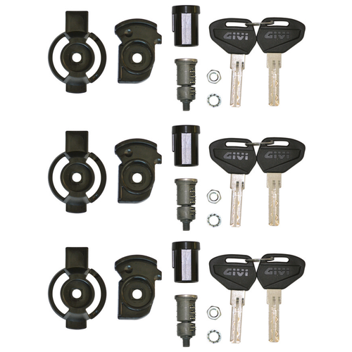 Givi 3 piece security lock sets 