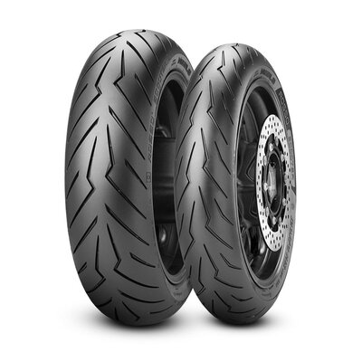 PIRELLI DIABLO ROSSO SCOOTER 120/70-12 58P F/R 12-tyres-Motomail - New Zealands Motorcycle Superstore