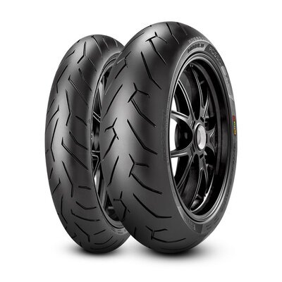 PIRELLI DIABLO ROSSO II (R) 100/80-17 R 52H TL 17-tyres-Motomail - New Zealands Motorcycle Superstore