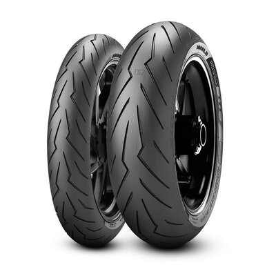 PIRELLI DIABLO ROSSO III 100/80-17 R-17 52H TL FF 17-tyres-Motomail - New Zealands Motorcycle Superstore