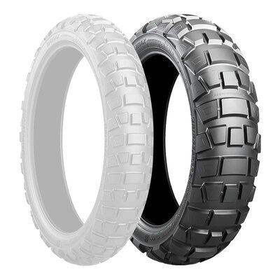 Bridgestone 130/80-17 AX41 Tubeless Rear Adventure Tyre (65Q)-bridgestone-Motomail - New Zealands Motorcycle Superstore