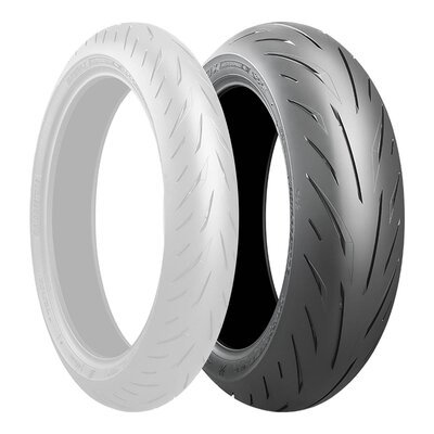 Bridgestone 140/70-17 S22 Rear Hypersport Tyre (66H)-bridgestone-Motomail - New Zealands Motorcycle Superstore