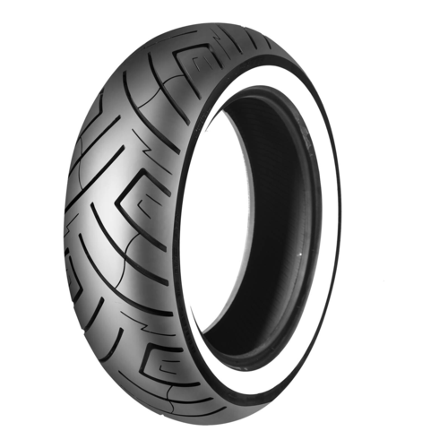 Shinko 170/80-15 SR777 Tubeless Rear Cruiser Tyre (White Wall)