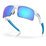 Oakley Capacitor Youth Fit Sunglasses - Polished White Frame with PRIZM Sapphire Lens