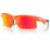 Oakley Capacitor Youth Fit Sunglasses - Matte Neon Orange Frame with PRIZM Ruby Lens