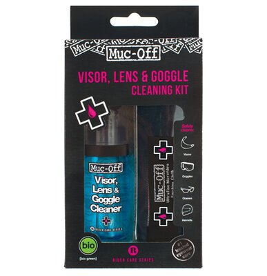 Muc Off Visor, Lens & Goggle Cleaning Care Kit-accessories and tools-Motomail - New Zealands Motorcycle Superstore